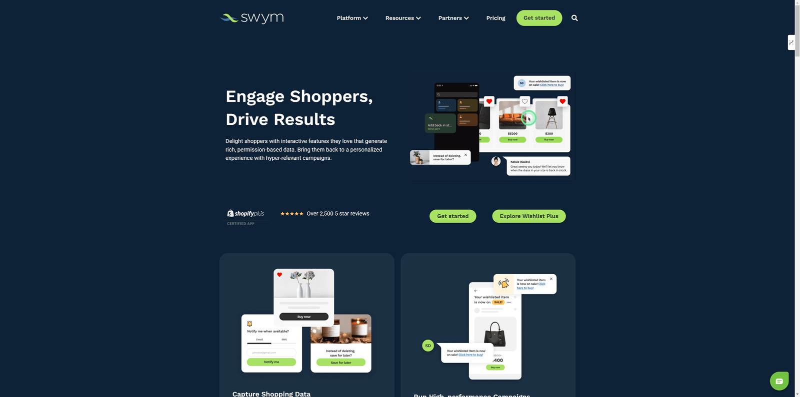Swym - Figma to Landing page